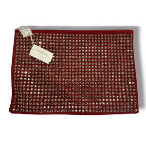 New Beautiful Neiman Marcus Vintage Clutch Red Evening Bag